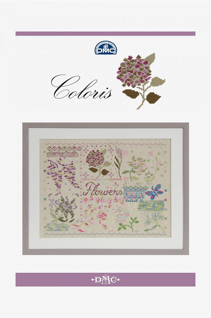 Flores Coloris - DMC - Grafico de Punto de Cruz