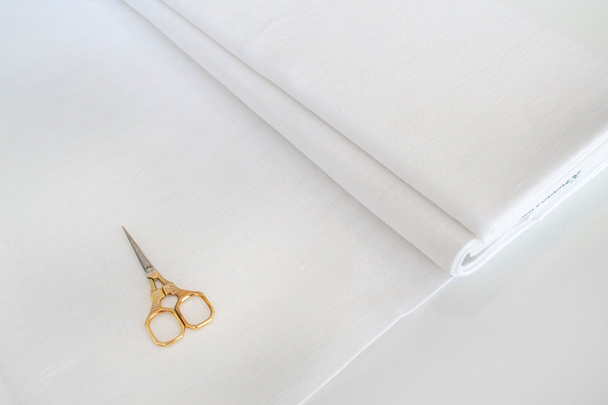 3604/100 Tissu en lin Dublin 25 ct. ZWEIGART Blanc