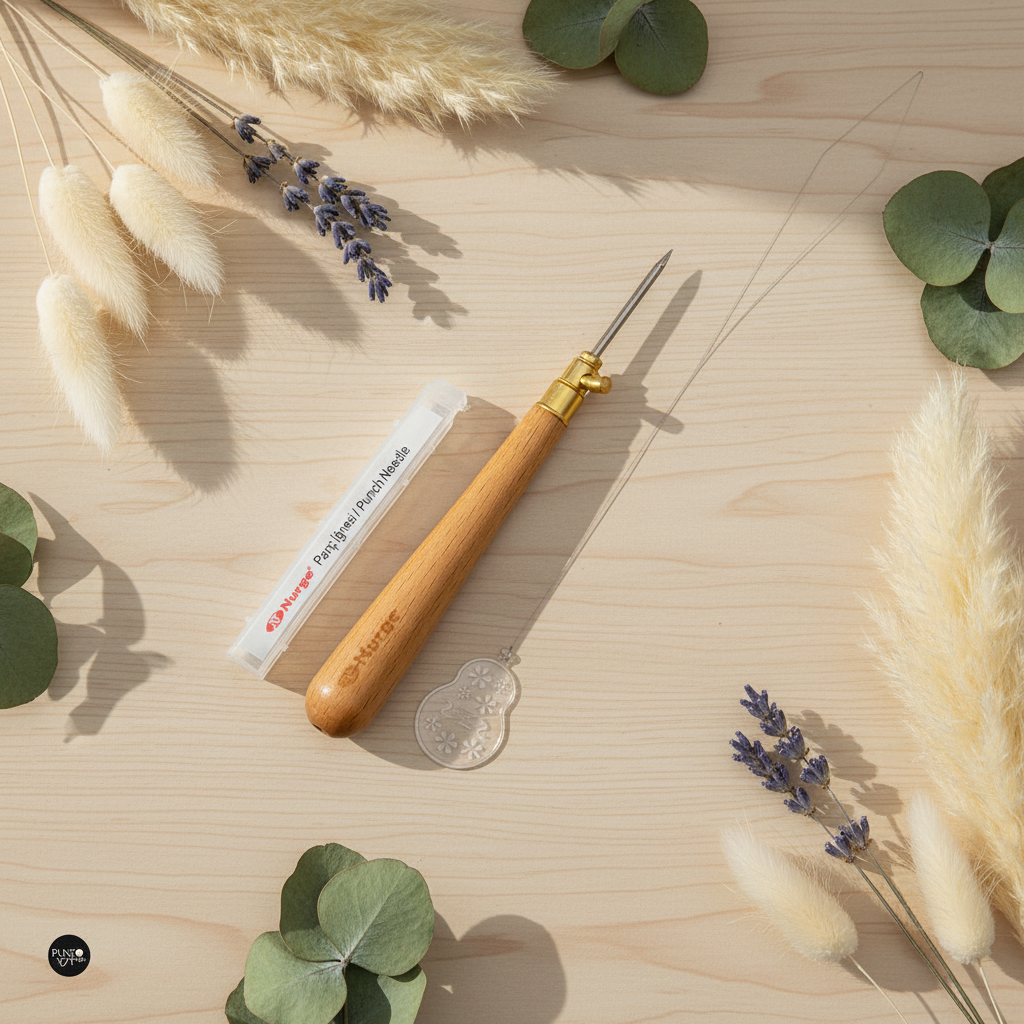 Small DIY PUNCH Needle 240-11 - Nurge: Essential Tool for Embroidery