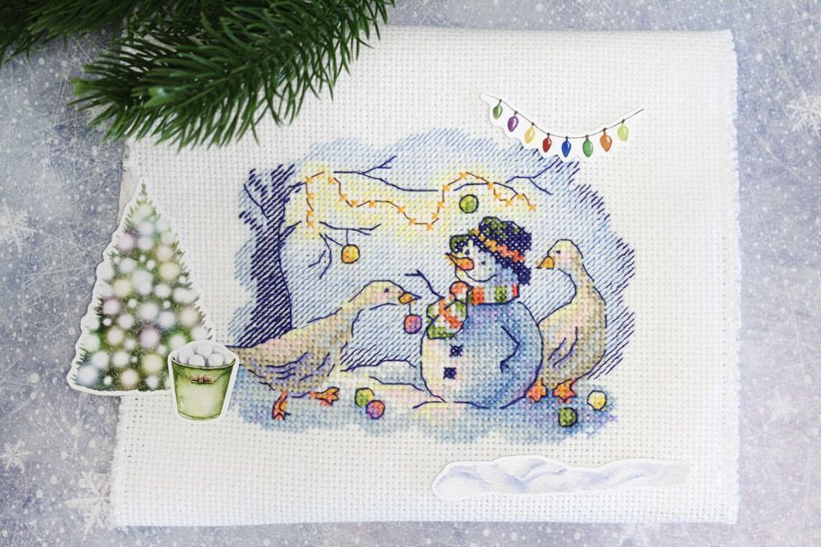 Snow Fun - SM-736 MP Studia - Cross Stitch Kit