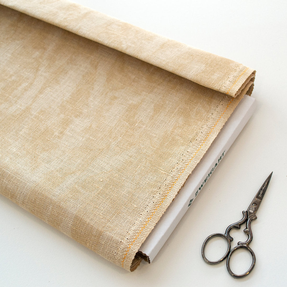 3281/3009 Tela Cashel 28 ct. Marmoleada Vintage Country ZWEIGART 100% lino