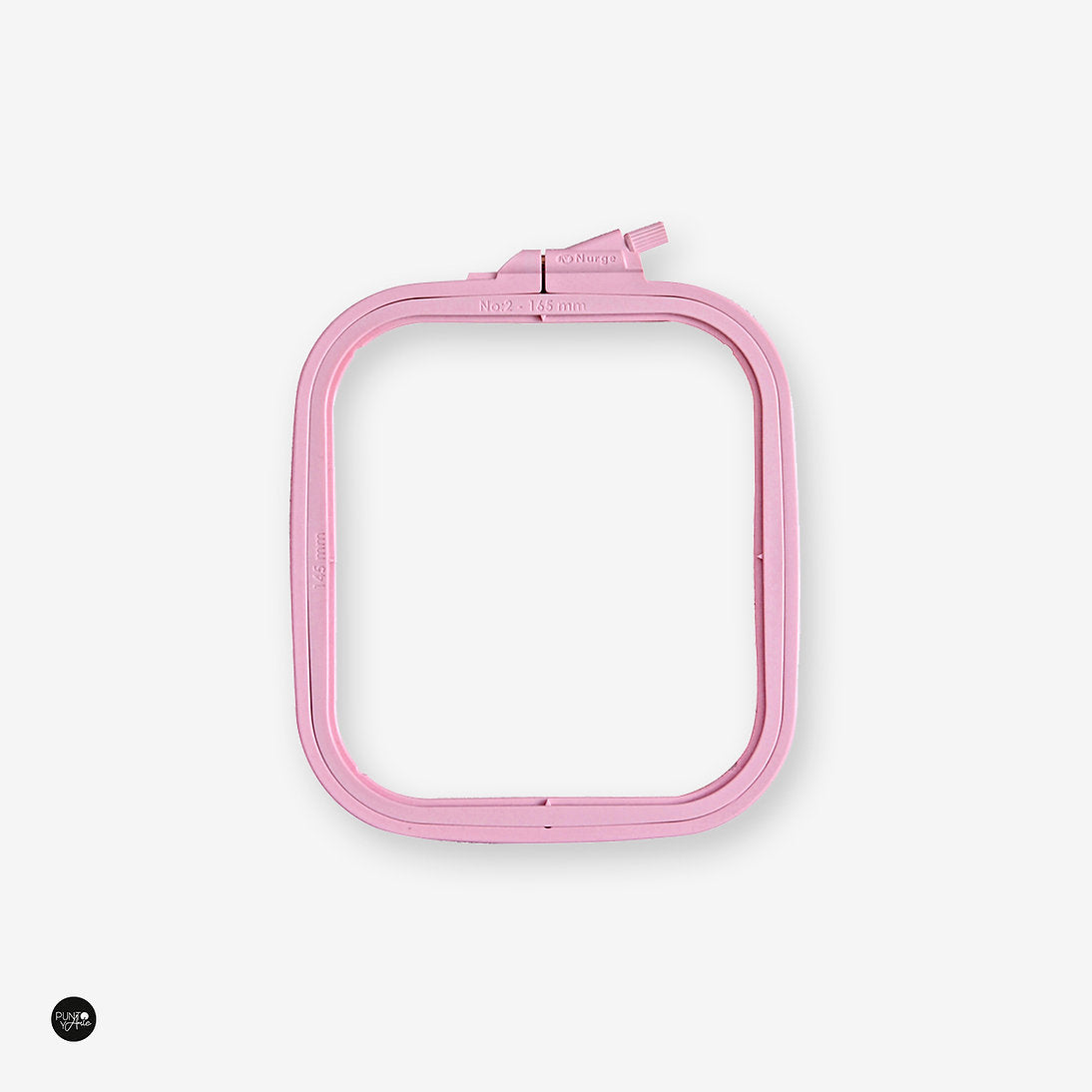 Nurge Pink Square Hoop: Your Perfect Companion for Embroidery and Cross Stitch