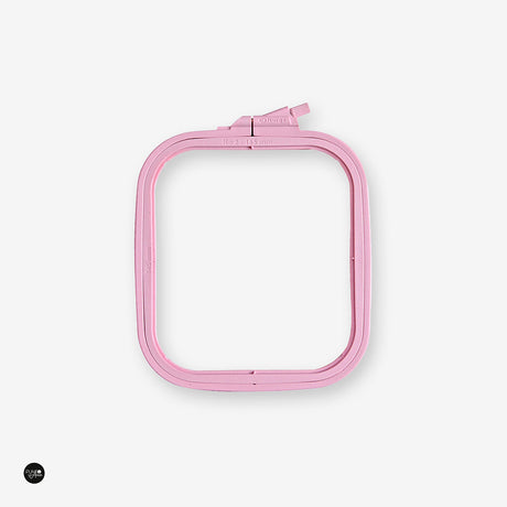 Bastidor Cuadrado Rosa de Nurge: Tu Compañero Perfecto para Bordados y Punto de Cruz