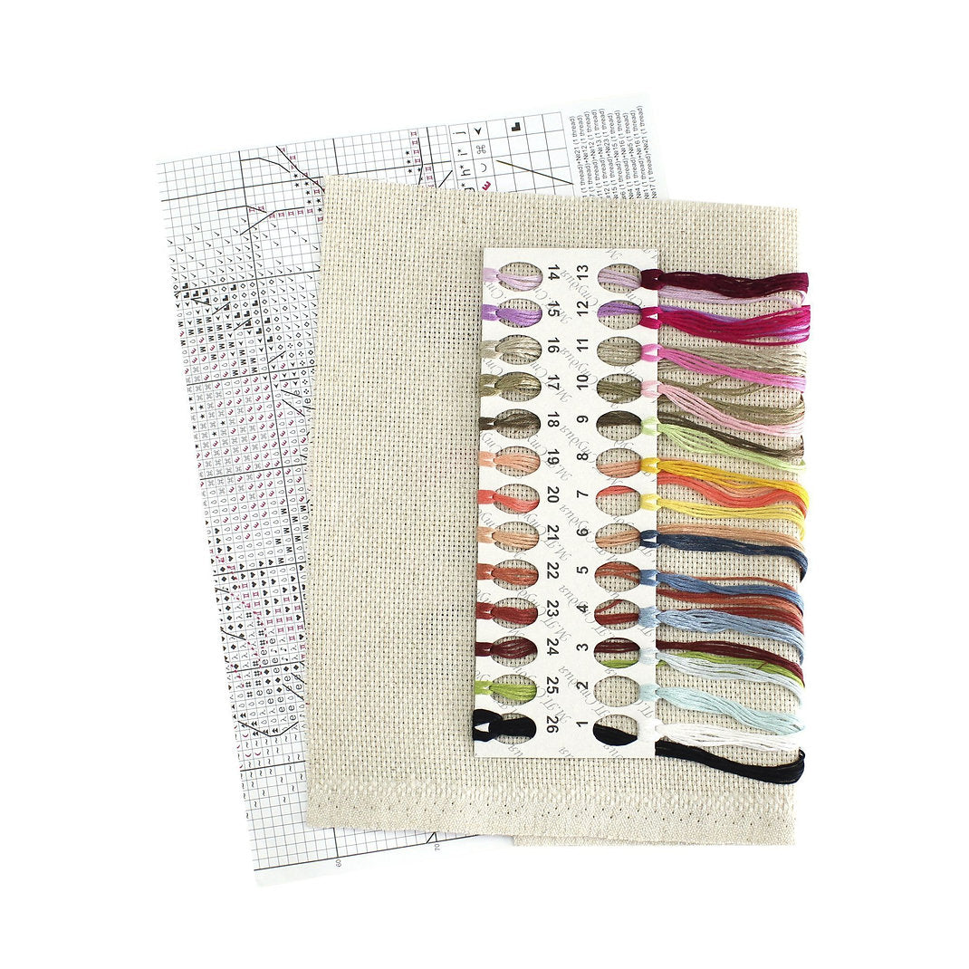 Kit de Punto de Cruz 'Stylish sparrow' - SM-732 MP Studia