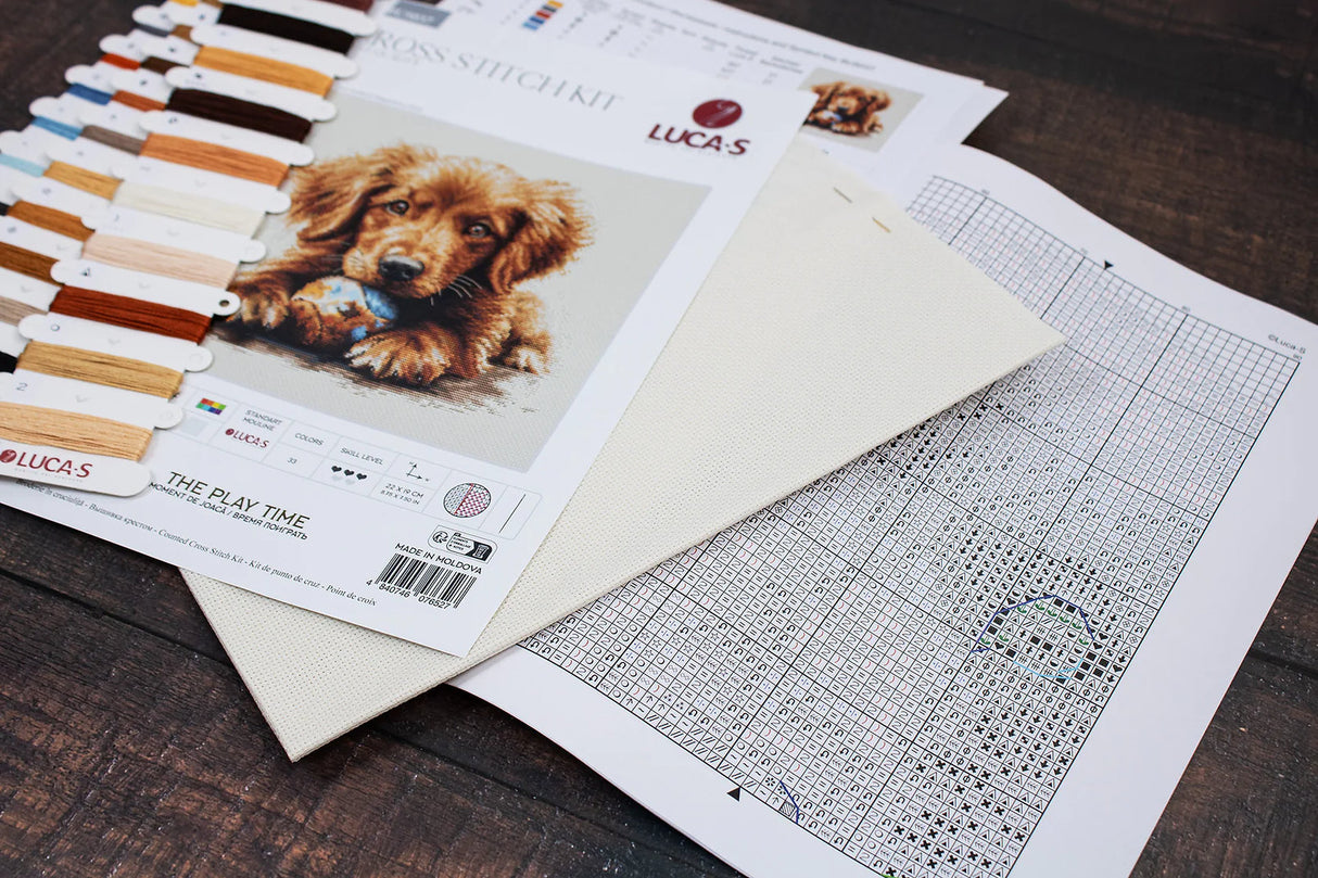 Kit de Punto de Cruz - The Play Time - BU5037 Luca-S