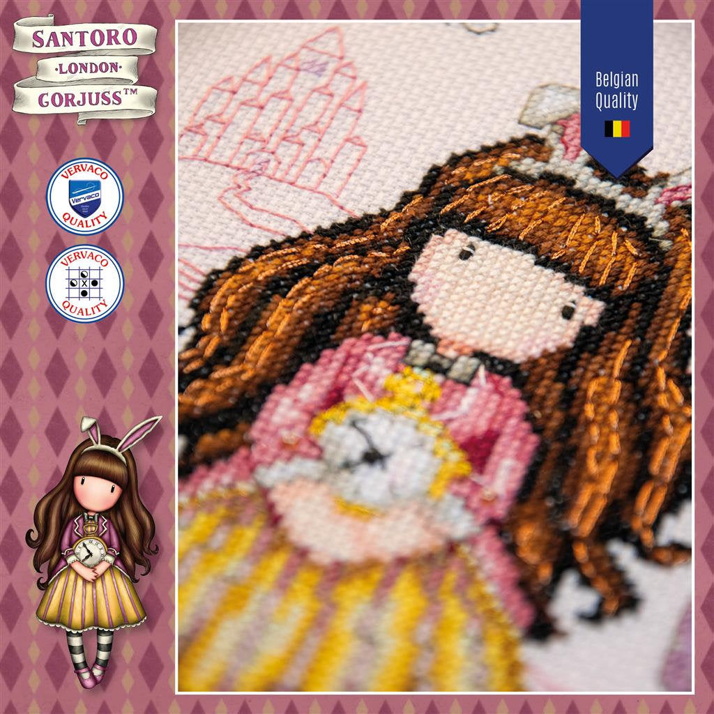 Gorjuss Just One Second - Vervaco - Cross Stitch Kit PN-0201774