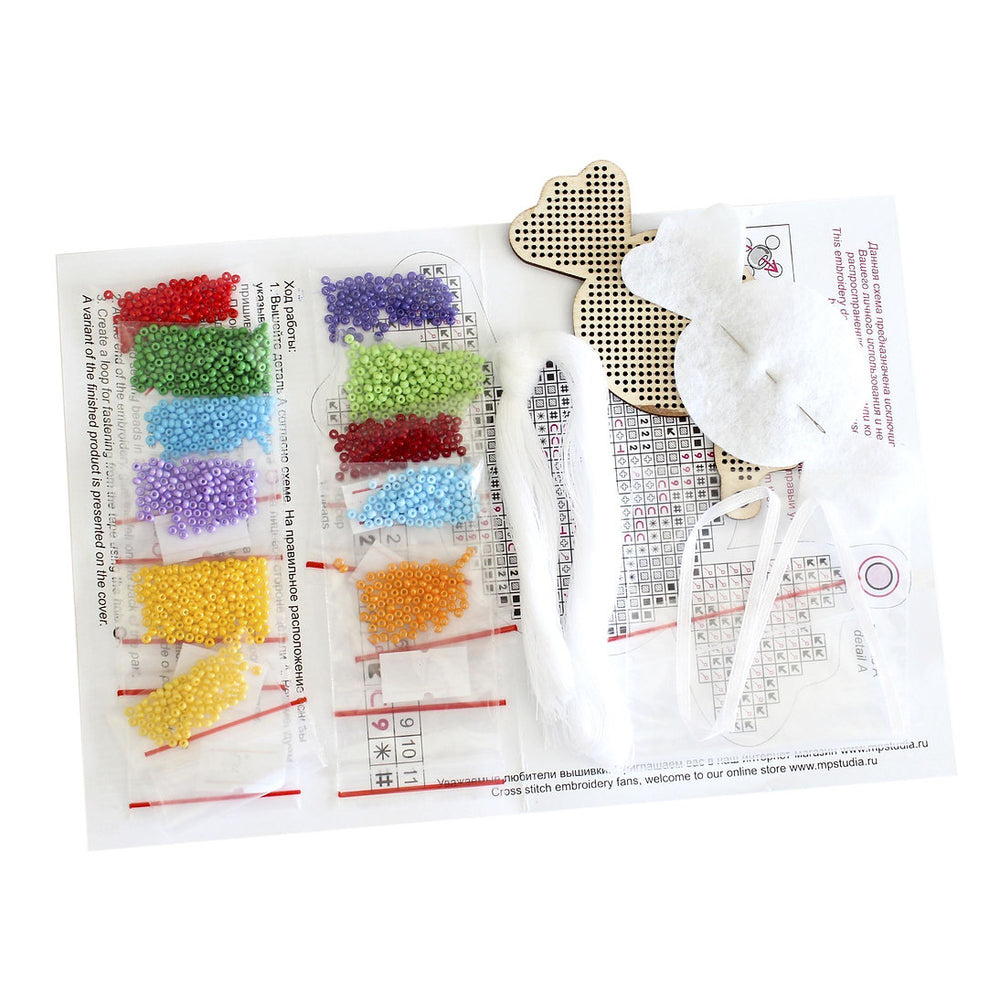 Bonbons. Boule de Noël - SO-064 MP Studia - Kit avec perle