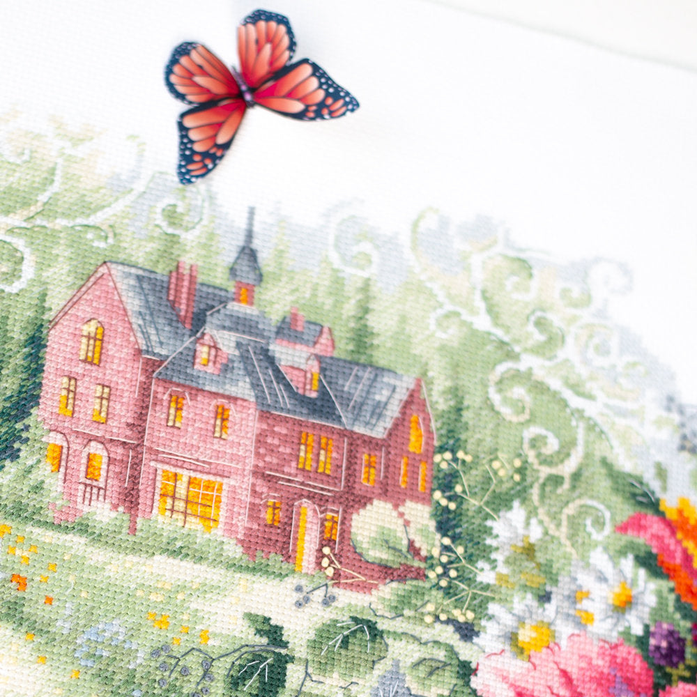 Kit de point de croix. Le Vieux Manoir - Aiguille Magique 210-209