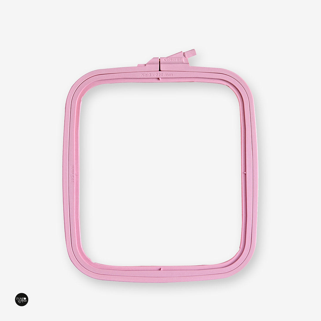 Nurge Pink Square Hoop: Your Perfect Companion for Embroidery and Cross Stitch