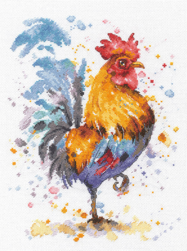 Rooster - 70-35432 Dimensions - Kit de punt de cruz