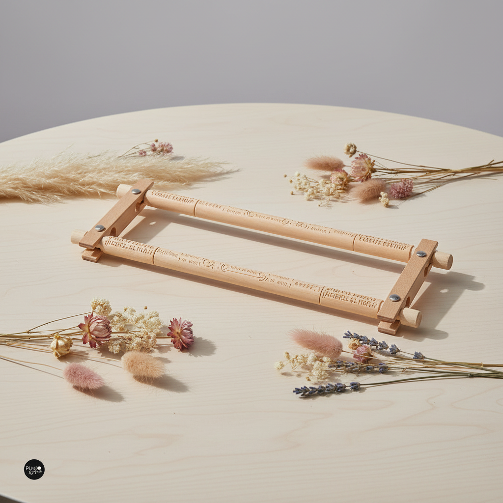 Bastidor Cuadrado ELBESEE con Sistema Rotatorio y Easy Clip - 38x22 cm E/E159