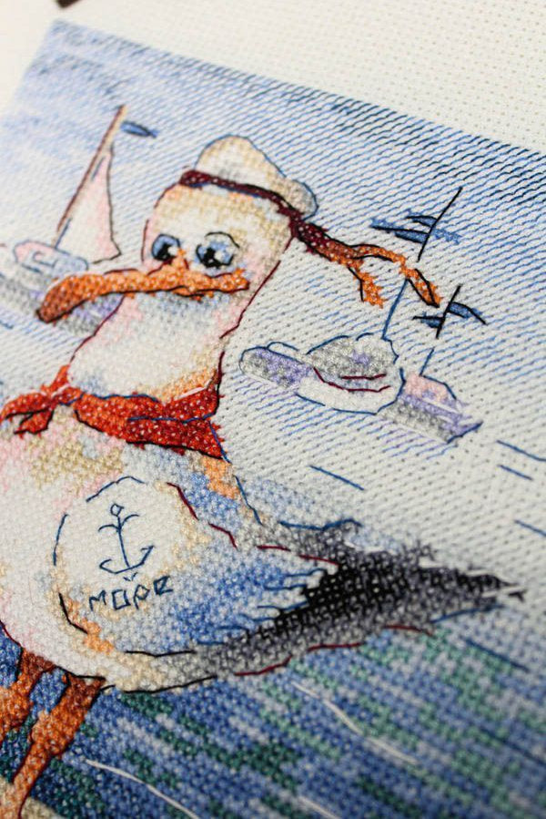 Kit de Punto de Cruz 'Brave Sailor' - SM-748 MP Studia