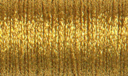 321J Fine #8 Braid Kreinik - Dark Japan Gold 10 m