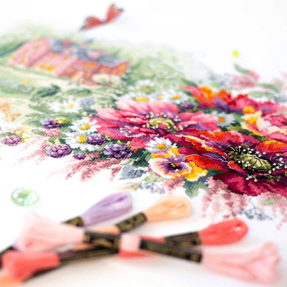 Kit de point de croix. Le Vieux Manoir - Aiguille Magique 210-209