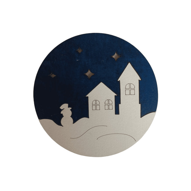 Winter houses. Organizador para perlas y abalorios de Wizardi KF027/71