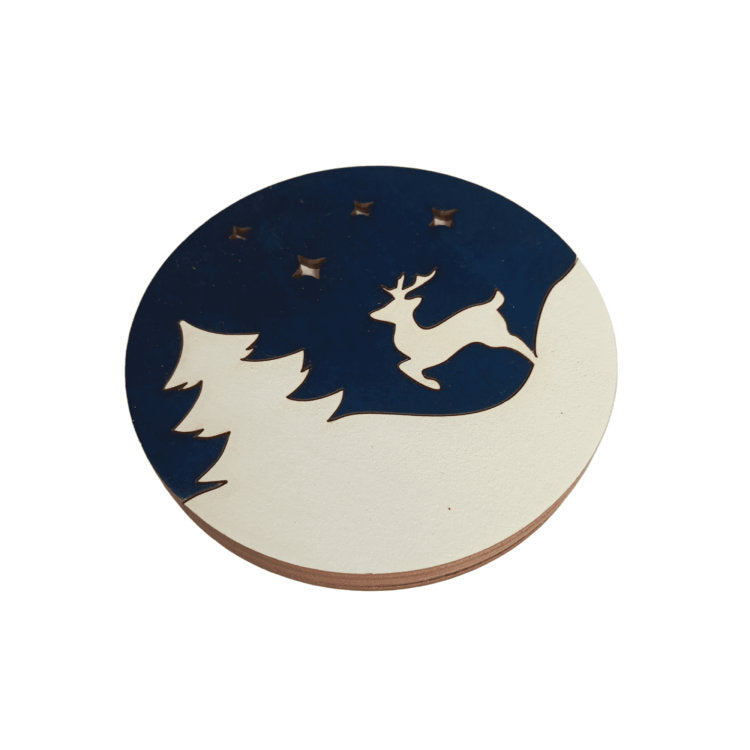 Cerf d'hiver. Organisateur pour perles et perles par Wizardi KF027/70