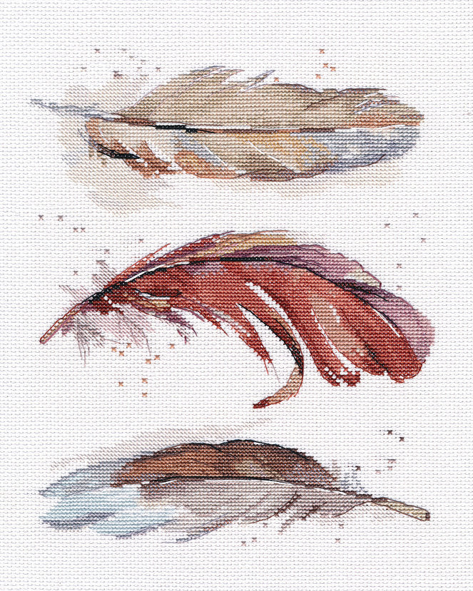 Cross Stitch Kit 'Feathers' - 1576 OVEN