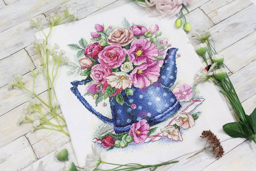 Kit de Punto de Cruz "Malva" - MP Studia SA-051