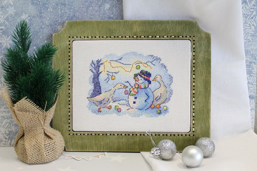 Snow Fun - SM-736 MP Studia - Cross Stitch Kit