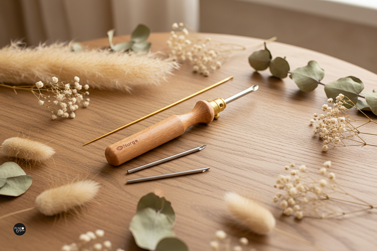 Nurge Large DIY PUNCH Needle: Essential Tool for Rug Embroidery