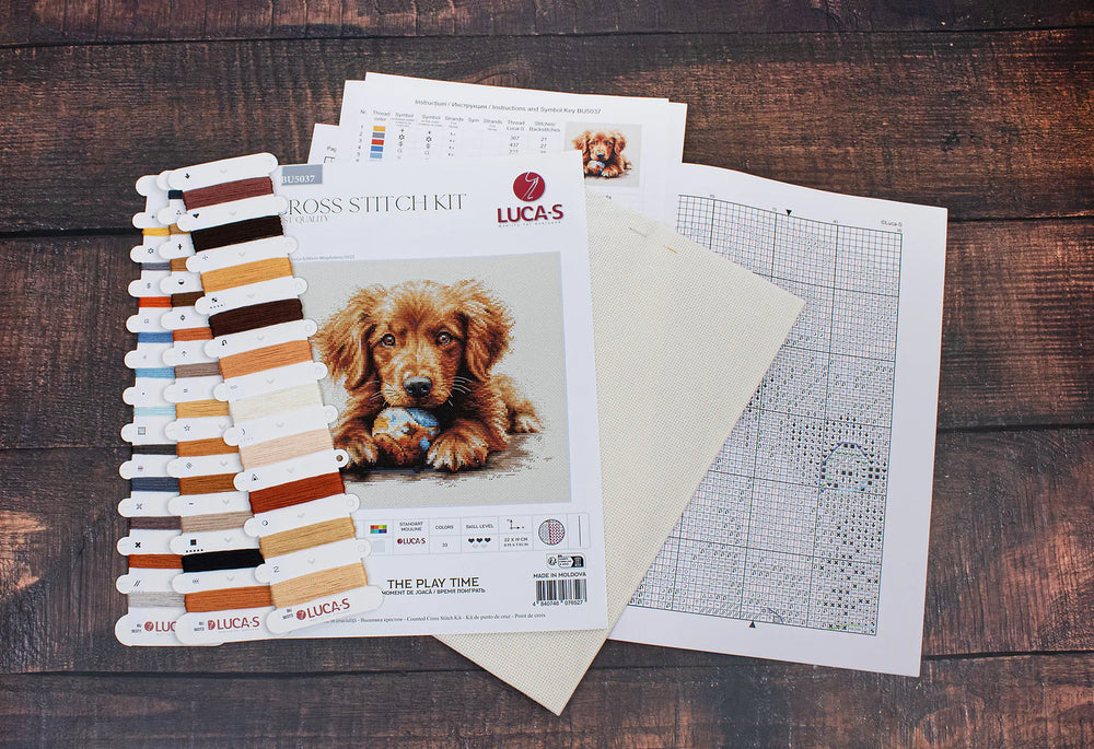 Kit de Punto de Cruz - The Play Time - BU5037 Luca-S