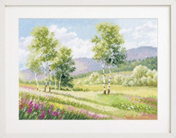 Native spaces. Birch trees - Alisa - Kit de punto de cruz 3-35