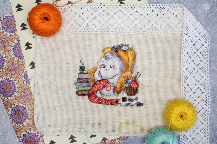 Ghost Needleworker - SM-749 MP Studia - Cross Stitch Kit