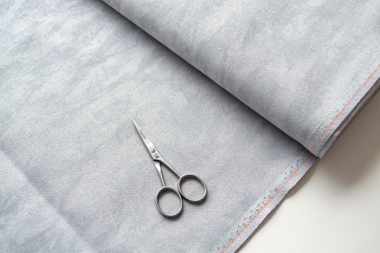 3835/7729 Tela Lugana 25 ct. Vintage Marmoleada ZWEIGART para Punto de Cruz