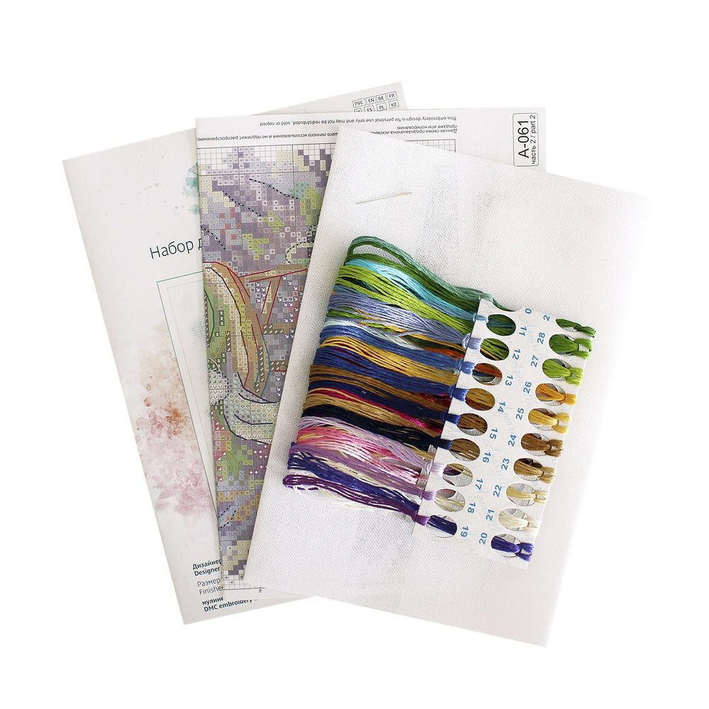 Lavender breakfast - SA-061 MP Studia - Kit de punto de cruz