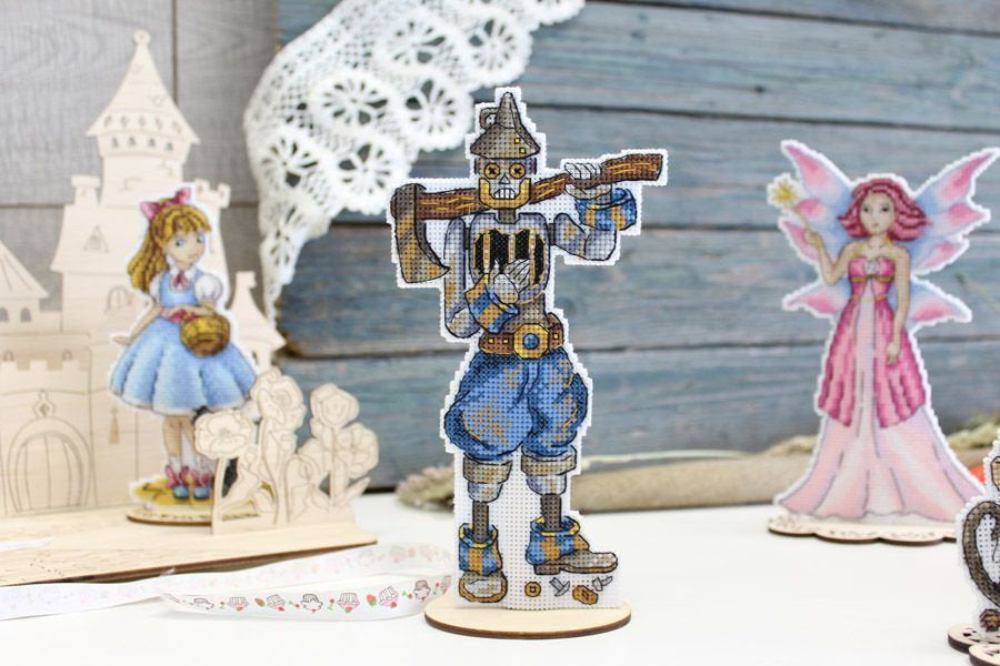 Kit de Punto de Cruz. Woodcutter - MP Studia SR-829