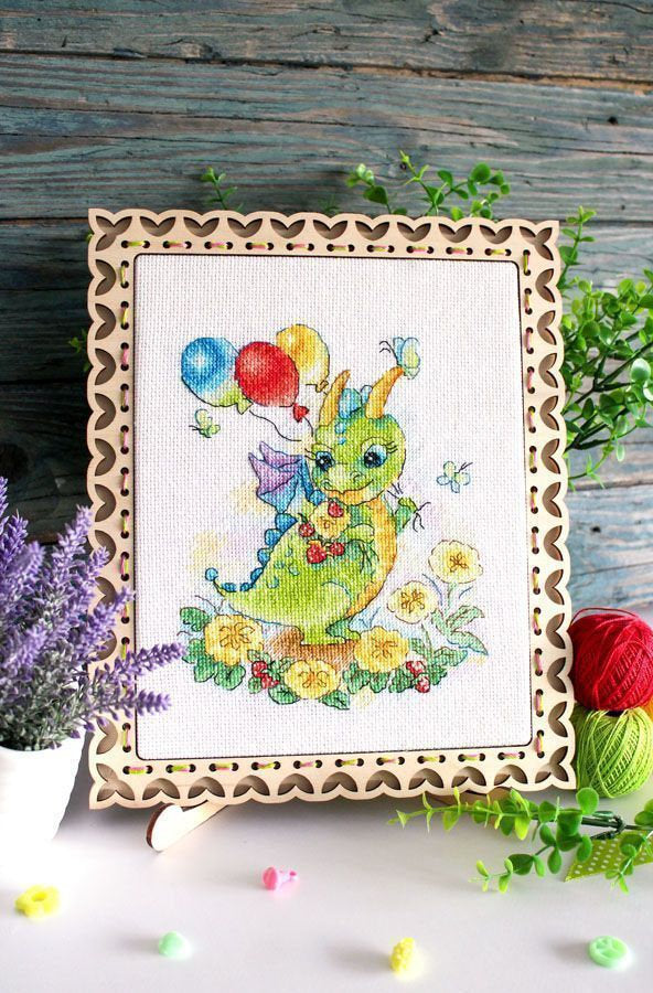 Dans une prairie fleurie - SM-759 MP Studio - Kit de point de croix