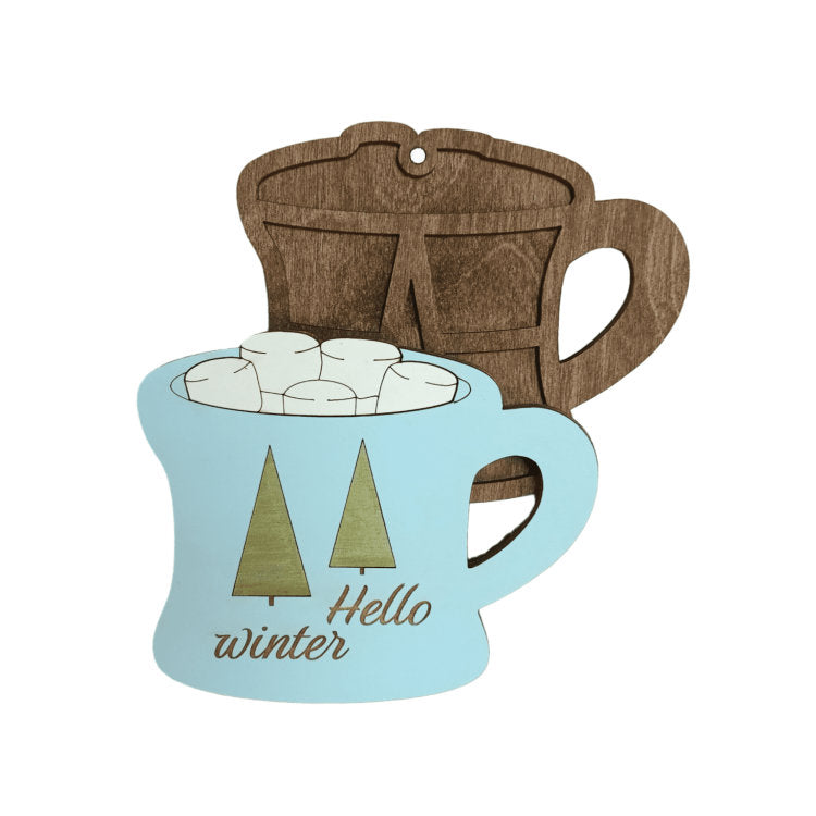 Blue cup. Organizador para perlas y abalorios de Wizardi KF027/91