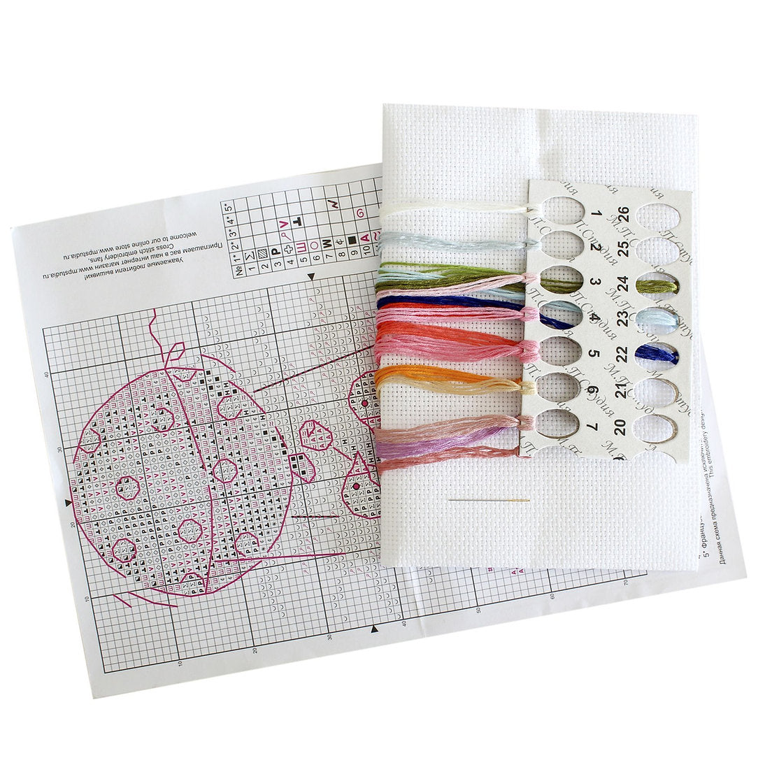 Vol romantique - SM-735 MP Studio - Kit de point de croix