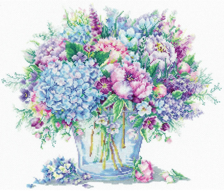 Summer Bouquet - Andriana SANL-22 - Kit de punto de cruz