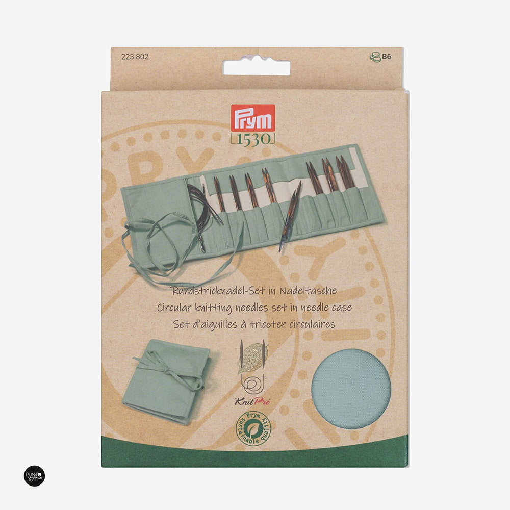 Set de Agujas Circulares Intercambiables Natural de Prym 223802