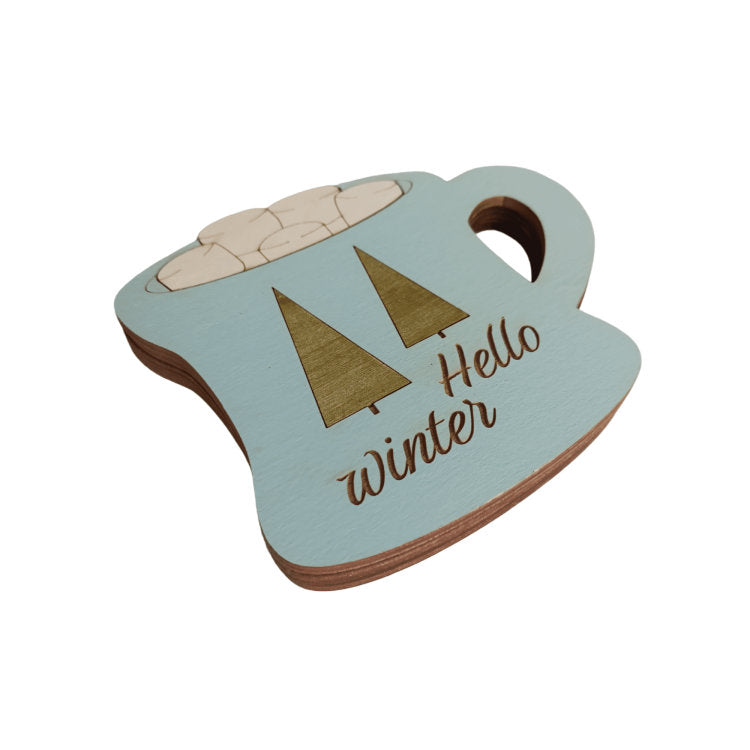 Blue cup. Organizador para perlas y abalorios de Wizardi KF027/91