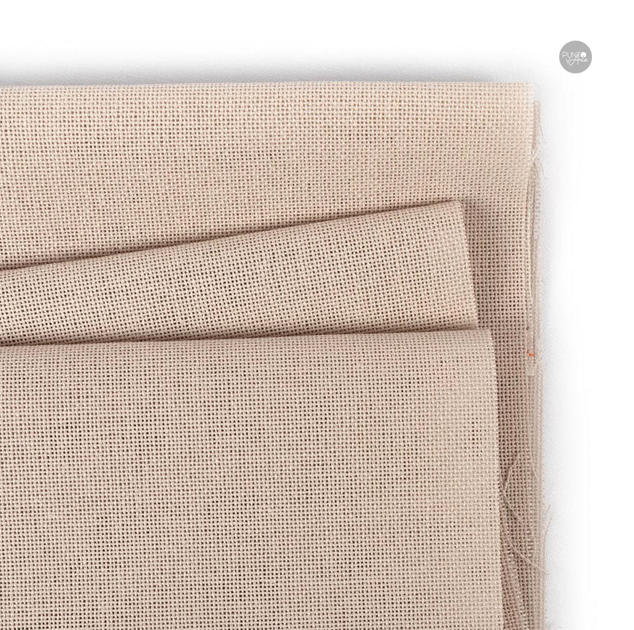 3270/309 Brittney Lugana Tissu 28 ct. Moka clair Zweigart pour point de croix