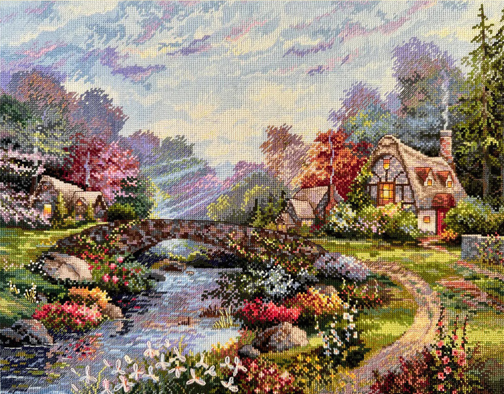 Cross Stitch Kit "Springtime Glory" - Merejka K-233