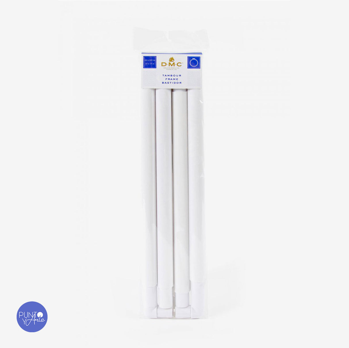 Bastidor cuadrado Blanco - DMC 43x43 cm U2095