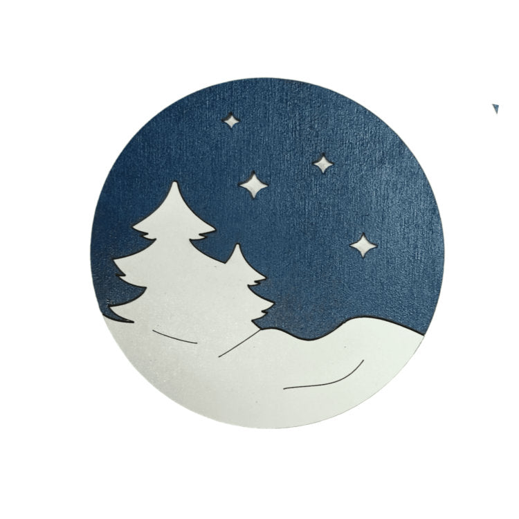 Winter forest. Organizador para perlas y abalorios de Wizardi KF027/72