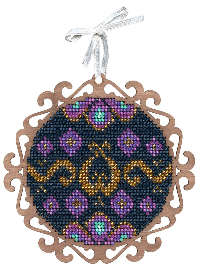 Symphonie du soir. Décoration de Noël - SO-088 MP Studia - Kit avec perles