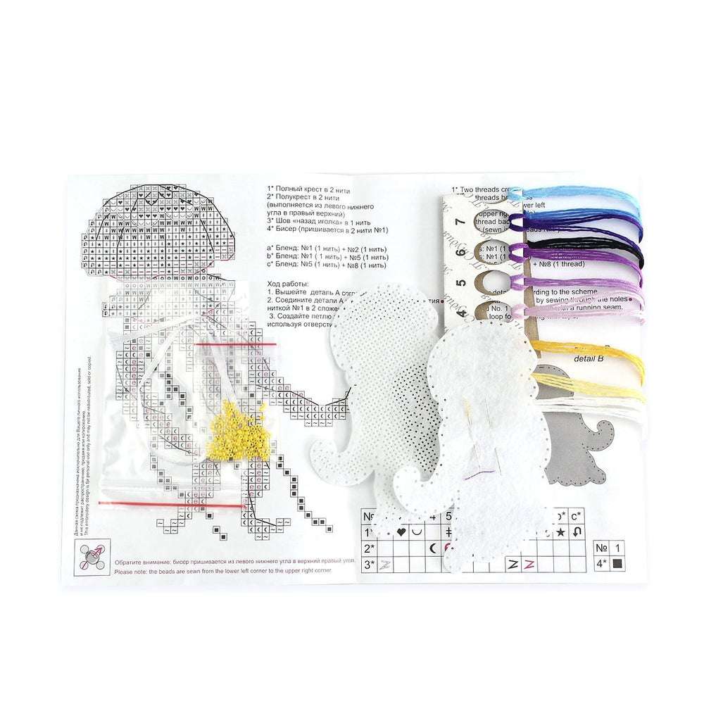 Kit de point de croix 'Méduse' - ST-1008 MP Studio