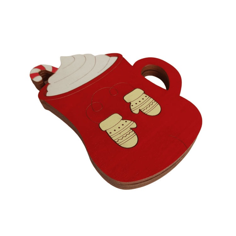 Taza Roja. Organizador para perlas y abalorios de Wizardi KF027/90