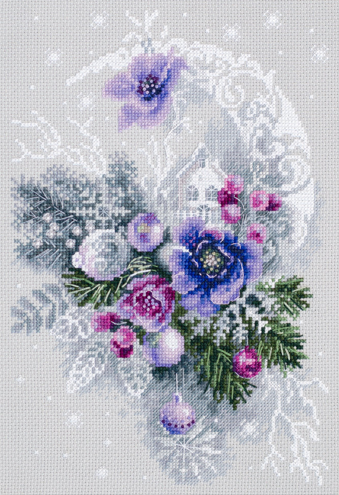 Frosty Evening. Magic Needle Cross Stitch Kit 200-242