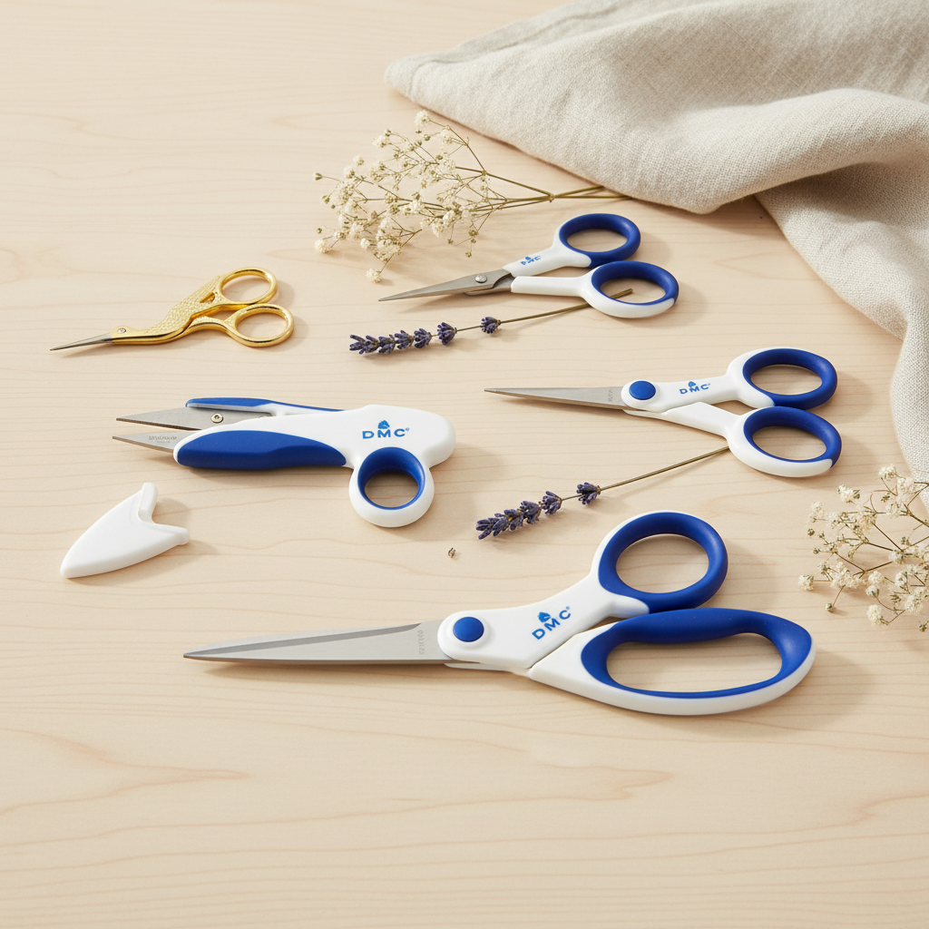 Kit de 5 Ciseaux à Broder DMC U1951 - Set complet pour la couture