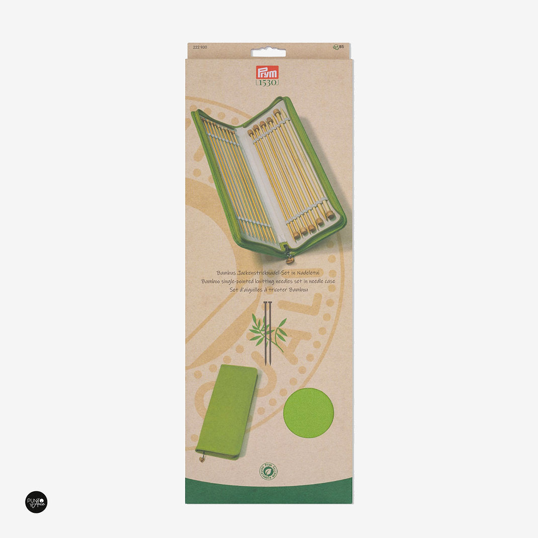 Bamboo Knitting Needle Set 33 cm by Prym 222930