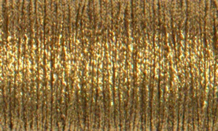 202HL Fine #8 Braid Kreinik - Aztec Gold High Luster 10 m