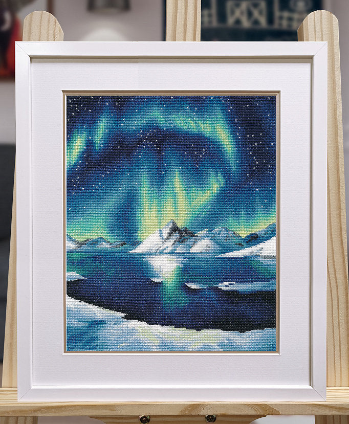 Cross stitch kit. Northern lights - 1549 OVEN