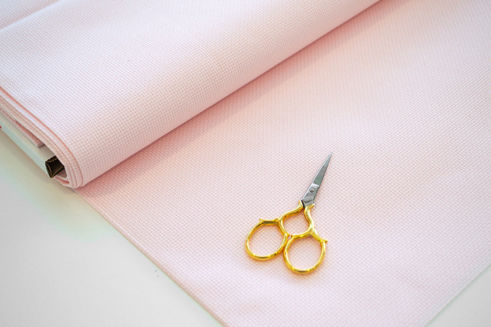 3706/4110 Tissu AIDA 14 fils. Bo-Peep Rose ZWEIGART pour point de croix