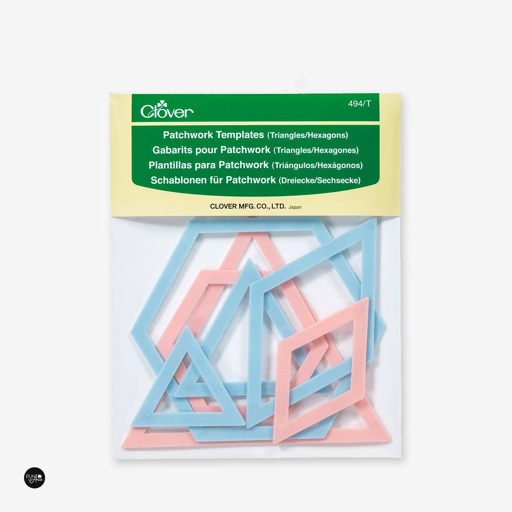 Clover 494/T triangular and hexagonal templates